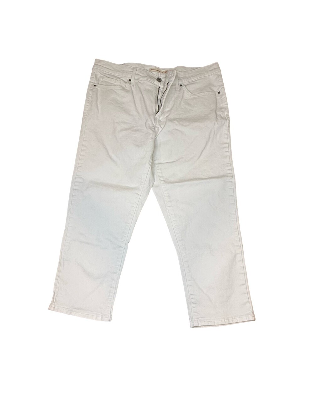 Levi's 311 Shaping Skinny White Capri Jeans - Size 32